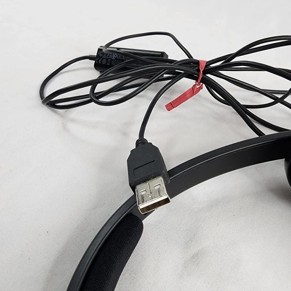 Logitech H570e USB Stereo Headset - Black (981-000574)